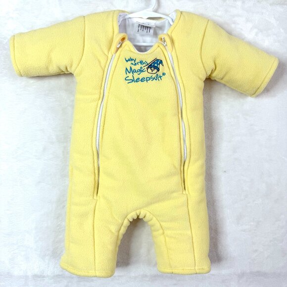 Baby Merlins Magic Sleepsuit Fleece Swaddle Sack Sleep Suit Baby Large 6-9 Month - Picture 1 of 4